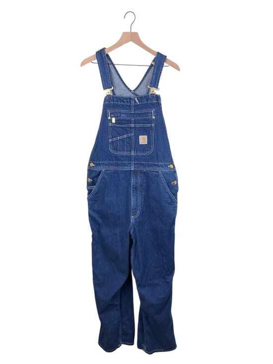 Carhartt Other - Carhartt Men's Loose Fit Washed Denim Bib Overalls Size 32 x 28 Cotton OR4672-M